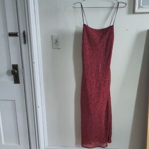 Third Form Rumba Animal Print Slip Dress